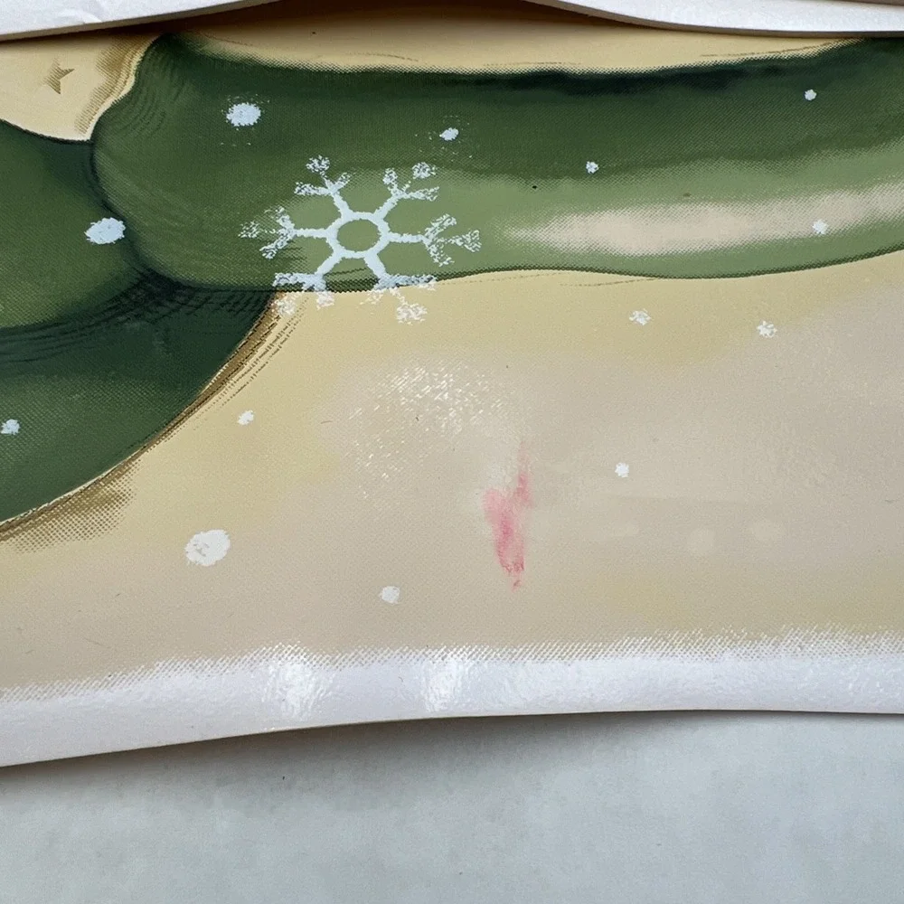 Vinyl‎ Snowman Placemats, Franco, Set of 6, Christmas,  Vintage